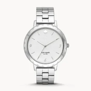 Silver-Tone Stainless Steel Watch