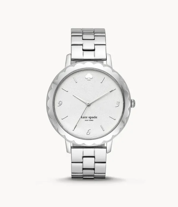 Silver-Tone Stainless Steel Watch